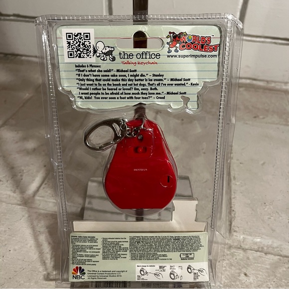 THE OFFICE Talking Keychain TV Show Quotes Worlds Coolest Michael Scott - Picture 4 of 6